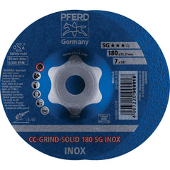 PFERD - CC-GRIND-SOLID Grinding Disc 180mm SG INOX | 64186180 10