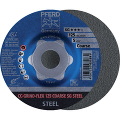 PFERD - CC-GRIND-FLEX Grinding Disc STEEL 125mm SG COARSE | 64188125 1
