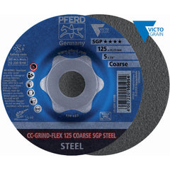 PFERD - CC-GRIND-FLEX Grinding Disc STEEL 125mm SGP COARSE VICTOGRAIN | 64188126 10
