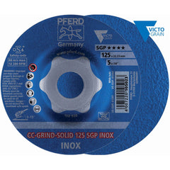 PFERD - CC-GRIND-SOLID Grinding Disc 125mm SGP INOX VICTOGRAIN | 64189125 10