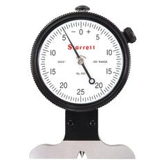 Starrett - Dial Depth Gage 0-.125in .0005in Grad 0-25-0 Dial | 643J