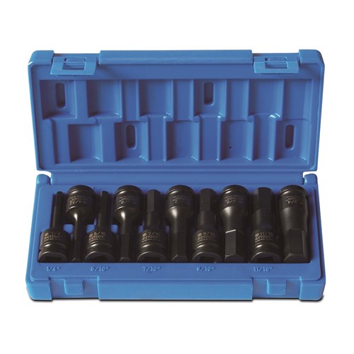 Action 10 Pc 1/2 Drive Hex Driver Imperial Set
