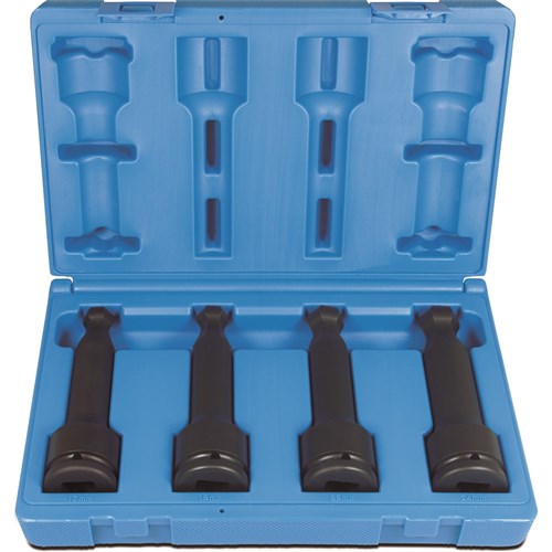 Action 4 Pc 3/4 Drive Hex Driver Metric Ball-end Set