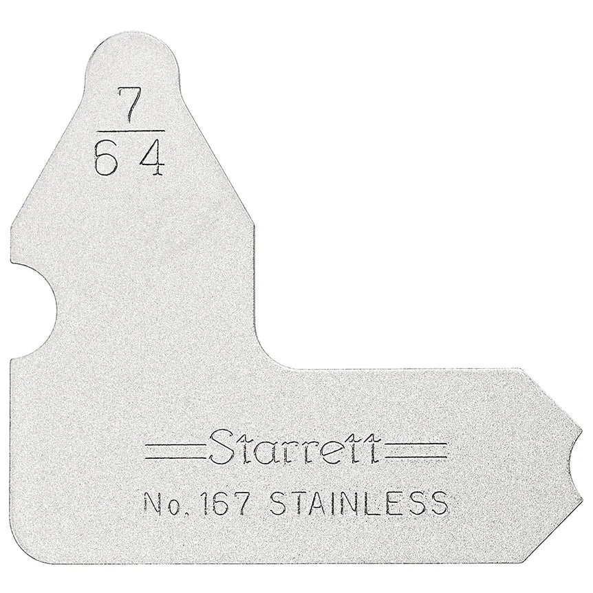 Starrett - Radius Gauge 7/64in | 167-7/64
