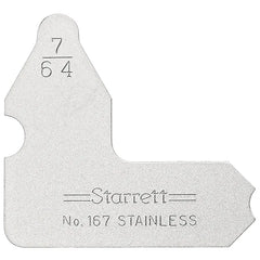 Starrett - Radius Gauge 7/64in | 167-7/64