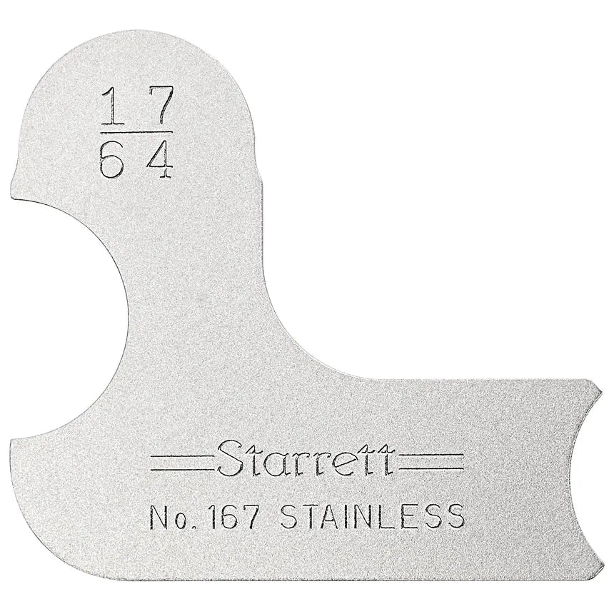 Starrett - Radius Gauge 17/64in | 167-17/64