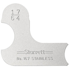 Starrett - Radius Gauge 17/64in | 167-17/64