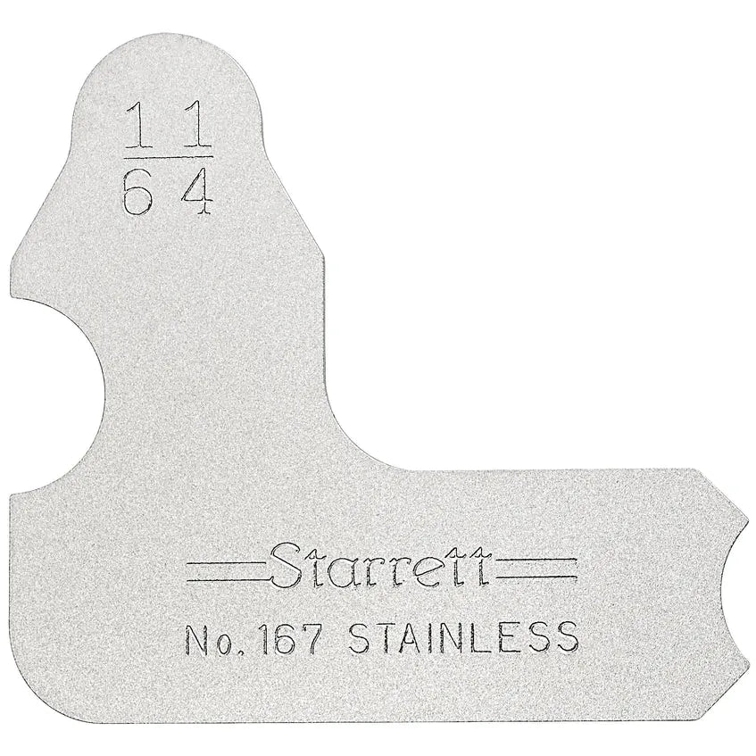 Starrett - Radius Gauge 11/64in | 167-11/64