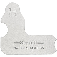 Starrett - Radius Gauge 11/64in | 167-11/64