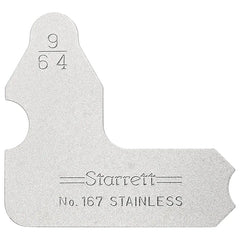 Starrett - Radius Gauge 9/64in | 167-9/64
