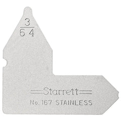 Starrett - Radius Gauge 3/64in | 167-3/64