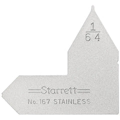 Starrett - Radius Gauge 1/64in | 167-1/64