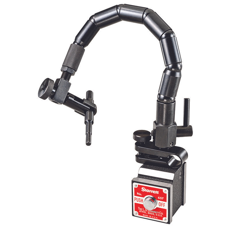 Starrett - Magnetic Base w/Post Assembly/Fine-Adjustment Attachment | 657TW
