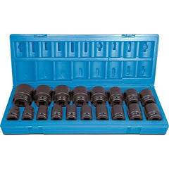 Action - 18 Piece 3/4" Drive 12-Point Imperial Standard Impact Socket Set | 658401801