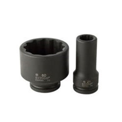 Action - 1" x 3/4" Drive 12-Point Imperial Deep Impact Socket | 65842100