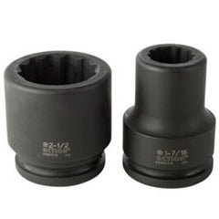 Action - 1-1/2" x 1-1/2" Drive 12-Point Imperial Standard Impact Socket | 65861116
