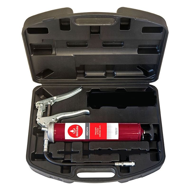 Alemlube - Trigger Action Grease Gun With Carry Case | 660ANP