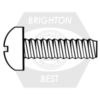 Brighton Best - M2.5-0.45x6 MM - MACHINE SCREW PAN HEAD PHILIPS DIN 7985A ZINC CR+3 | 662032