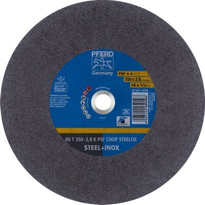 Pferd - Low-Speed Stationary Cut-Off Wheel - GP - STEEL / STAINLESS STEEL - 350mm (14")