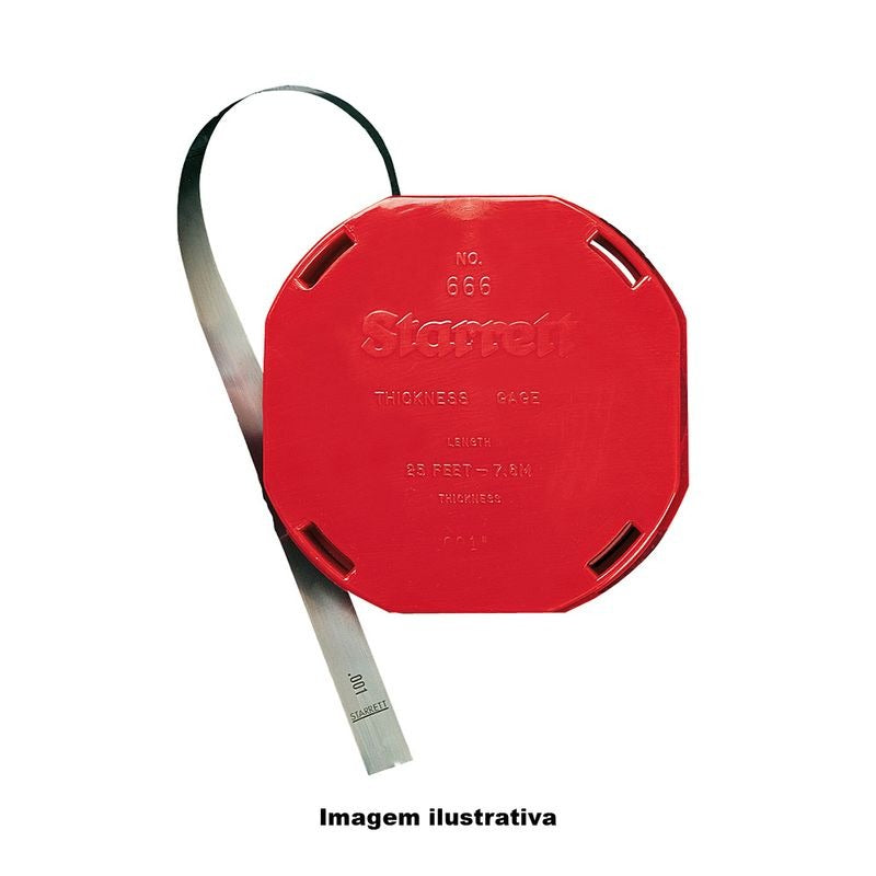 Starrett - THICKNESS GAGE IN CARDBOARD BOX, .028'' THICKNESS, 20' LENGTH | 666-28