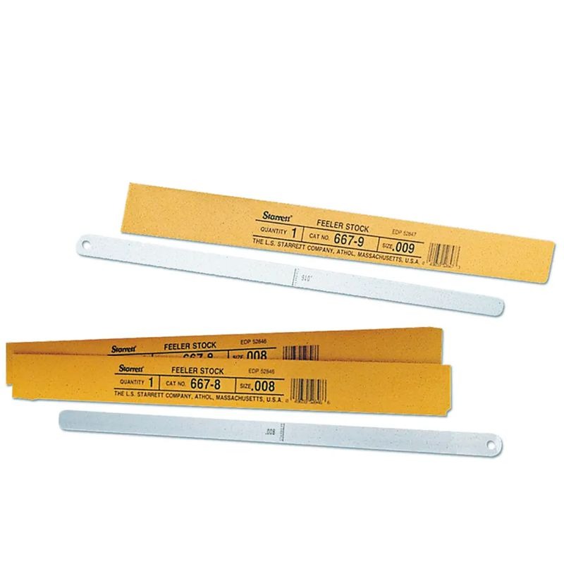 Starrett - Thickness Gage Stock 1.0mm 30cm Length | 667M-100