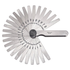 Starrett - Thickness Gage 26 Tapered Leaves .0015in-.025in Range | 66T