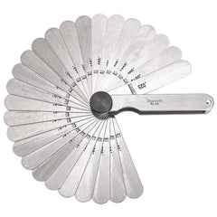 Starrett - Thickness Gage 26 Straight Leaves .0015-.025in Range | 66