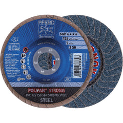 PFERD - POLIFAN Flap Disc Zirconia - STEEL PFC 125 Z 50 SGP-STRONG | 67788125 5