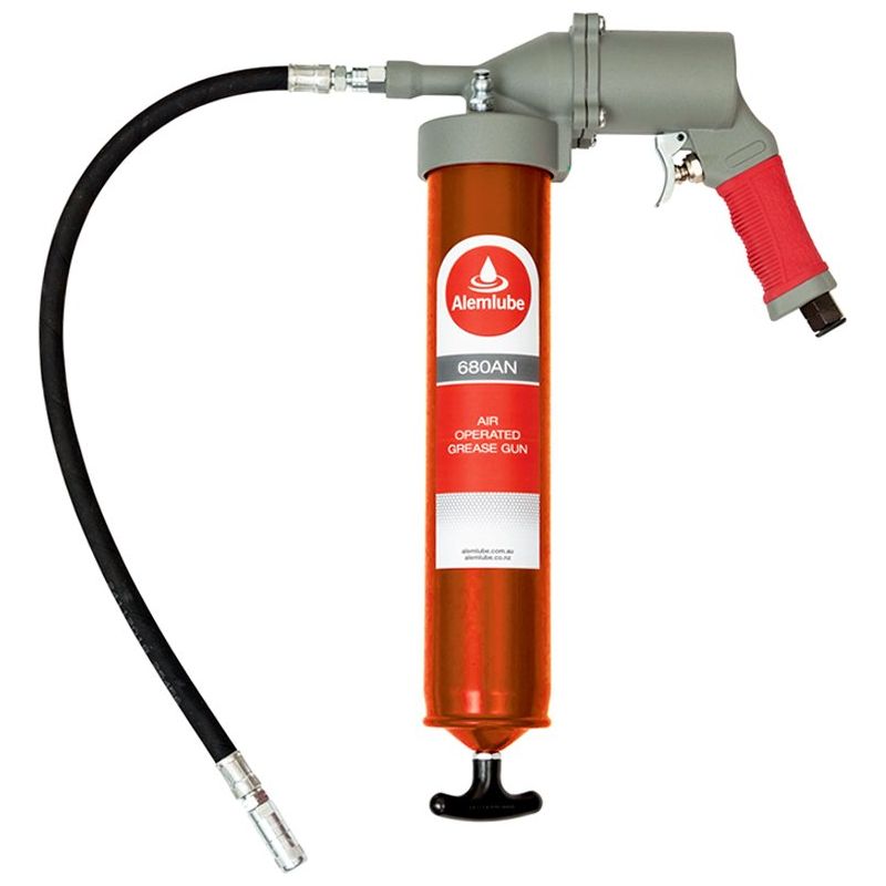 Alemlube - Air Operated Grease Gun, Single Shot Or Continuous Flow – 3,920Psi | 680AN