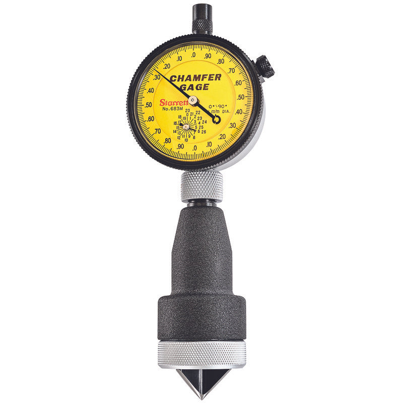 Starrett - Internal Chamfer Gage 0-90deg 0-25mm Range | 683M-3Z