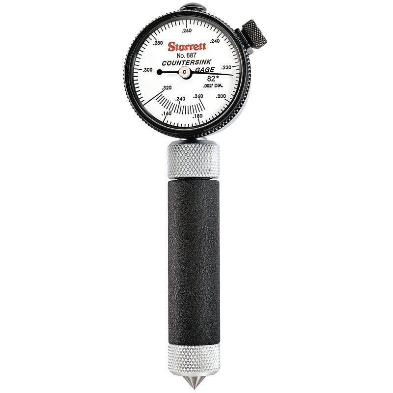 Starrett - Countersink Gage 82deg .160-.360in Range Case | 687-2Z