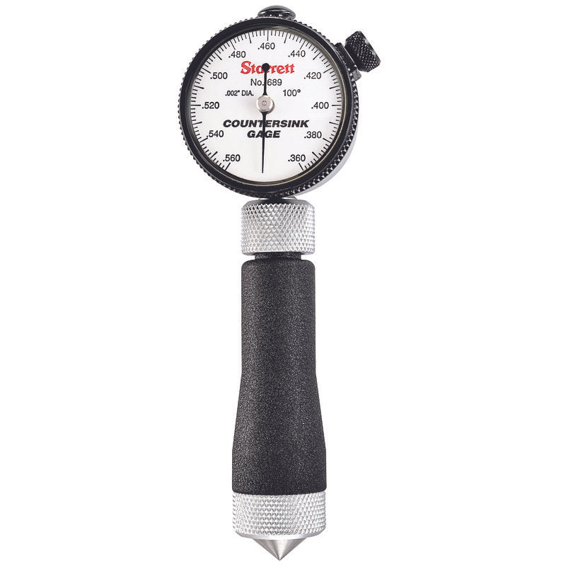 Starrett - Countersink Gage 100deg .360-.560in Range Case | 689-3Z