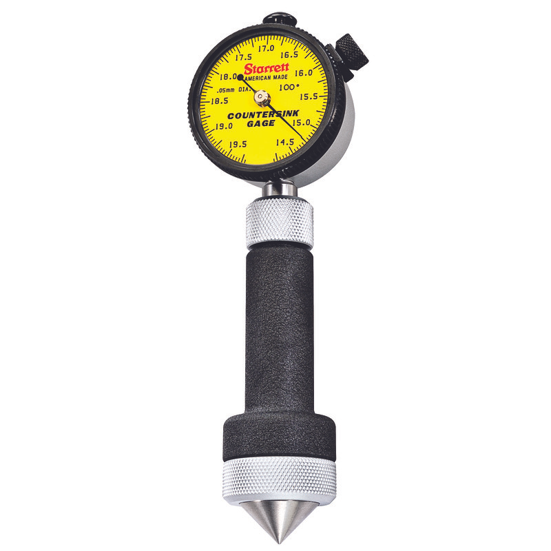 Starrett - Countersink Gage 100deg 14.2-19.8mm Range Case | 689M-4Z
