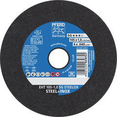PFERD - Cut-Off Wheel ULTRA-THIN (4") 105mm x 1.0mm PREMIUM - INOX Stainless Steel | 69121043 1