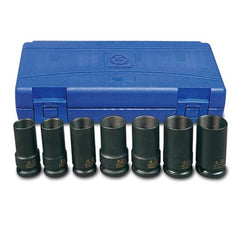 Action 7 Pc 1/2" Drive Deep Wheel Nut Remover Set