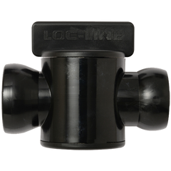 Precision Specialty Tools - LOC-LINE 3/4 INCH SYSTEM IN-LINE VALVE (Pack Of 10) BLACK | 69558-BLK