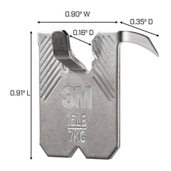 3M - Claw Drywall Picture Hanger 11Kg - 4 Pack | 70009119150