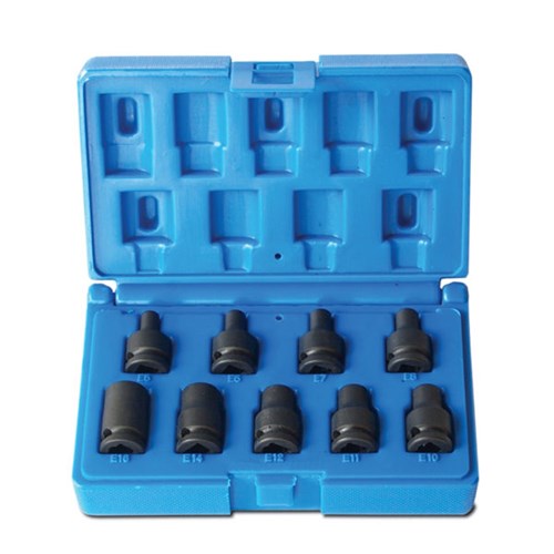 Action 9 Pc 3/8 Drive E-torx Thin-wall Set