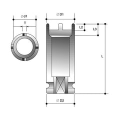 Action 3/4" Drive Gu65 Axial Nut Impact Socket