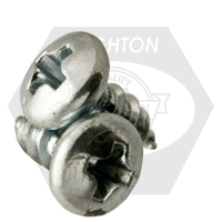 Brighton Best - #10-16x2" - PHIL PAN HEAD TAPPING SCREWS TYPE AB ZINC CR+3 | 697129