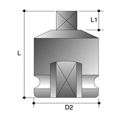 Action - 1/2" x 1/2"" Drive 4-Point Imperial Male Square Impact Socket | 69842016