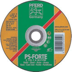 PFERD - GP - D/C Soft Grinding Wheel - STONE - E 100-6 C 24 P PS-Forte | 69900117 25