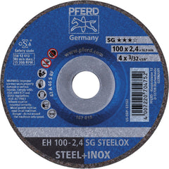 PFERD - Cut-Off Wheel Premium - Raised Hub - INOX EH 100-2.4 A 46 R SG-INOX | 69901433 1