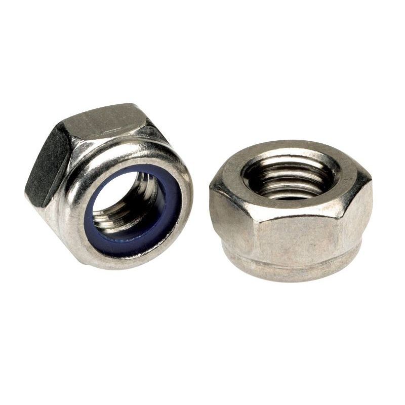 Bremick - SS304 Nylon Lock Nut ISO M8 (Box of 100)