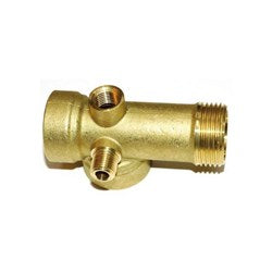 DAB Pumps - Pump Five Way Tee - 0.25" x 0.25" x 1" x 1" x 1" Bronze | DAB-5WT | 701431