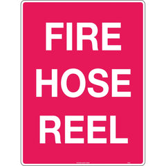 Uniform Safety Signs - 600x400mm - Poly - Fire Hose Reel | 704LP