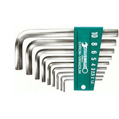 Stahlwille - 13pc A.f. L-Shaped HEX Key Set Short Series in Holder - Series 10760 | SW10760 ACV/13 - 96435502