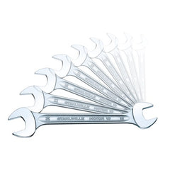 Stahlwille - 7pc Double Open End Spanner Set 1/4" x 5/16" - 1-1/8" X1-5/16" - Series 10 | SW10A/7 - 96404306