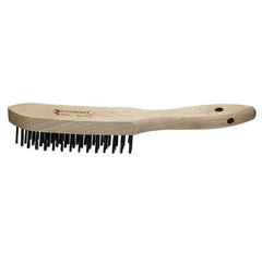 Stahlwille - 4 Row 290mm Wire Steel Brush Timber Handle - Series 12374 | SW12374 - 77090000