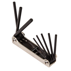 Klein Tools - NINE-KEY FOLDING HEX KEY SET. INCH SIZES | A-70591